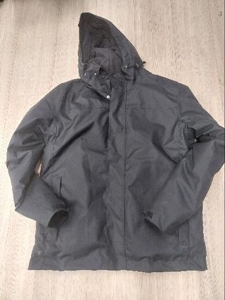 Chaqueta Caza Solognac 500 Hombre Gris Impermeable