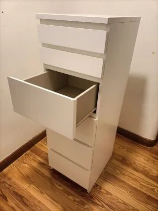 Cómoda Malm Ikea Blanca