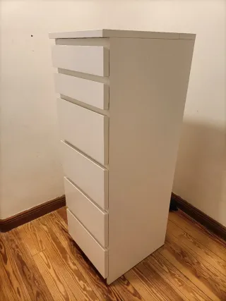 Cómoda Malm Ikea Blanca