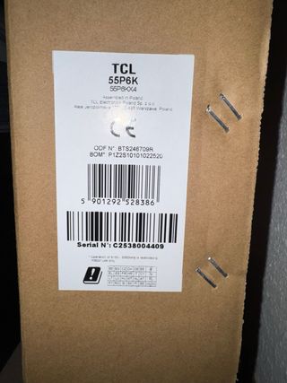 Televisor TCL 55 4K Google TV Nuevo