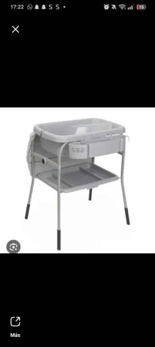 Bañera para bebé con soporte