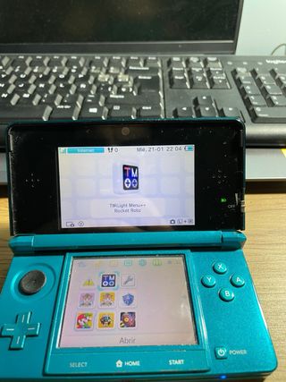 Nintendo 3DS cian in vendita