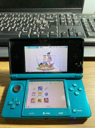 Nintendo 3DS cian in vendita