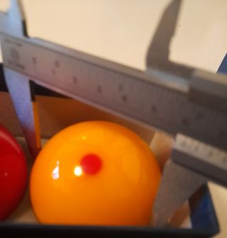 Palle da biliardo carambola diametro 61,5 mm