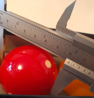 Palle da biliardo carambola diametro 61,5 mm