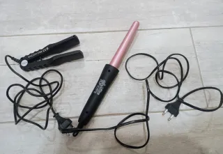 Rizador pelo + plancha viaje