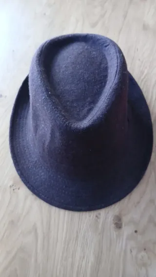 Sombrero de fieltro marrón/morado