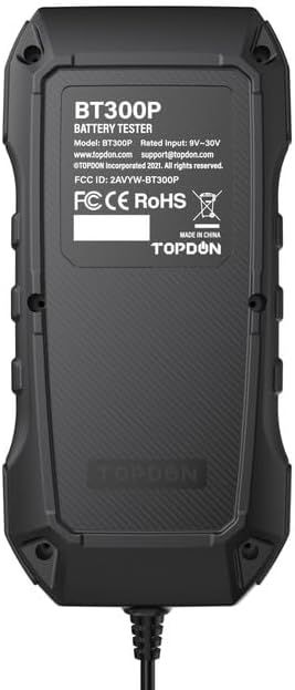 TOPDON BT300P Probador Batería Coche