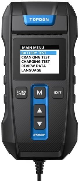 TOPDON BT300P Probador Batería Coche