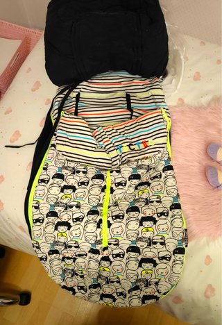 Carro Tuc Tuc Yupi,saco invierno y primav. Bolso