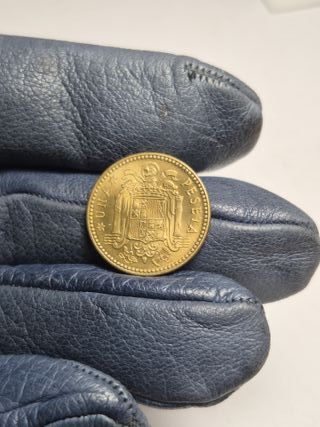 1 PESETA FRANCO 1947 *49 SIN CIRCULAR BELLA E019