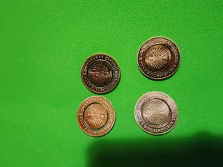 4 Monedas 5€ Alemania