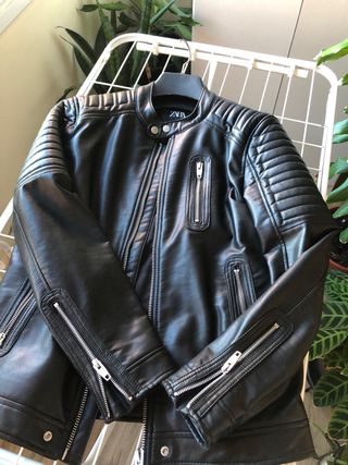 Cazadora estilo motero de  Zara tallaM