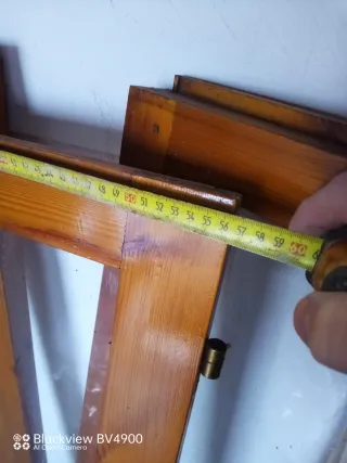 Lote de ventanas de madera