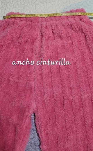 Pijama mujer calentito rosa