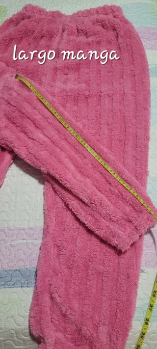 Pijama mujer calentito rosa
