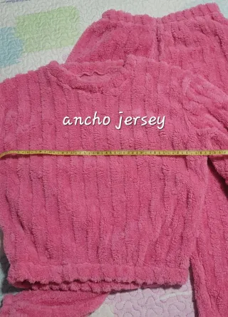 Pijama mujer calentito rosa