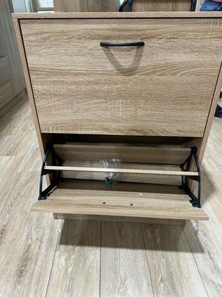 Zapatero madera y metal