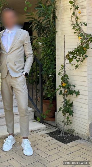 Traje hombre Antonio Morato beige