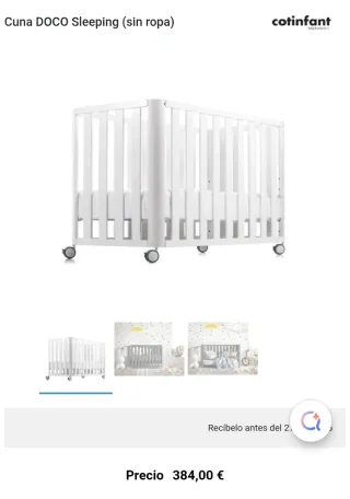 Cuna COCO sleeping blanca