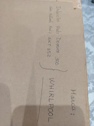 Placa de cocina mixta inducción y gas Whirlpol