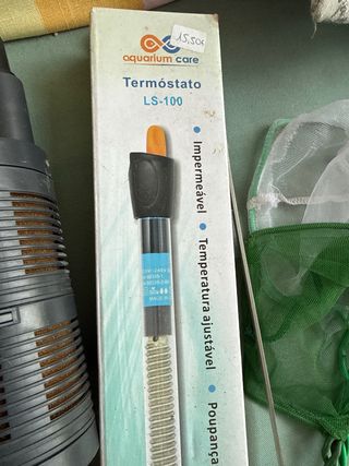 Accesorios Acuario: Calentador, Filtro, Red