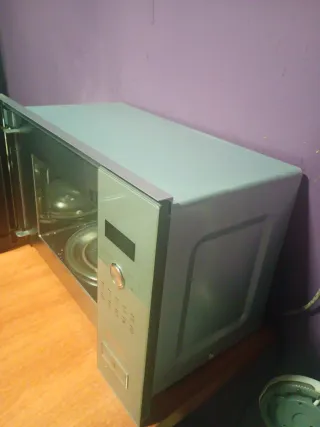 Horno Microondas Plateado