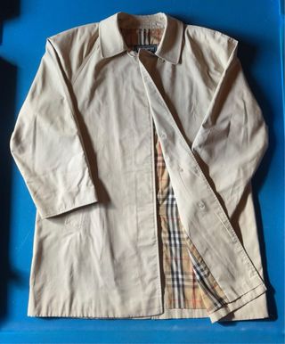 Gabardina Burberry Clásica Beige Hombre