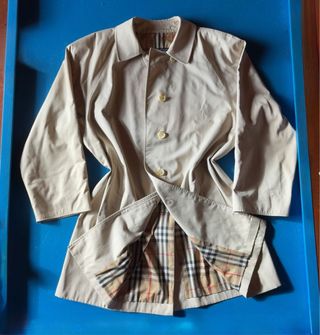 Gabardina Burberry Clásica Beige Hombre