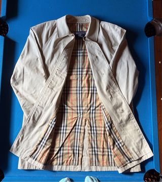 Gabardina Burberry Clásica Beige Hombre