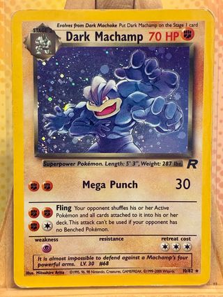 Dark Machamp 10 Team Rocket R