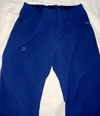 Conjunto Esquí Mujer Salomon Blanco/Azúl marino