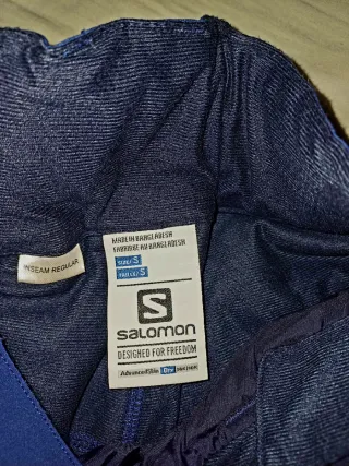 Conjunto Esquí Mujer Salomon Blanco/Azúl marino