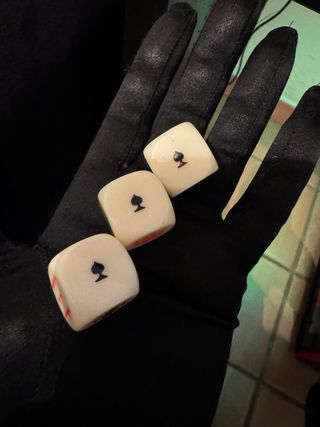 3x Vintage Dado Poker