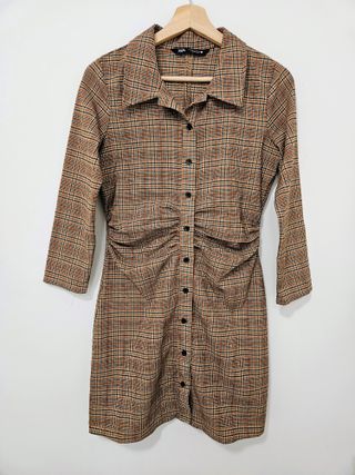 Vestido Marrón Zara Talla S
