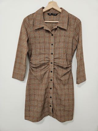 Vestido Marrón Zara Talla S