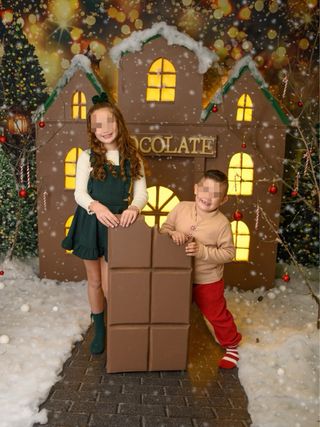 Escenario Navidad Chocolate