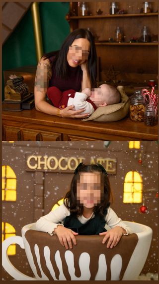 Escenario Navidad Chocolate