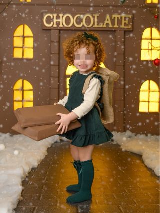 Escenario Navidad Chocolate