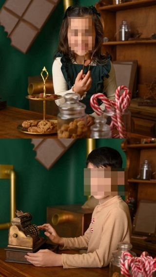 Escenario Navidad Chocolate