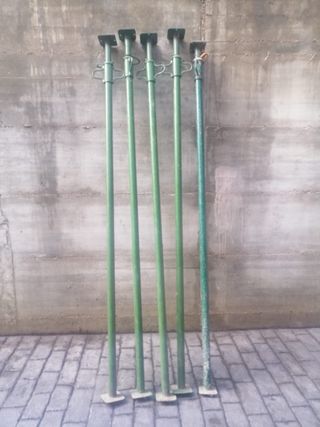 Puntales de obra metálicos (5 unidades)