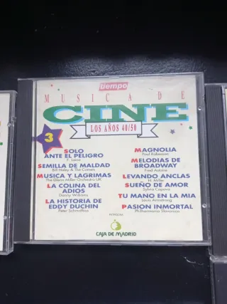Lote 9 CDs Música Cine Varios Artistas