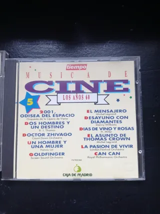 Lote 9 CDs Música Cine Varios Artistas