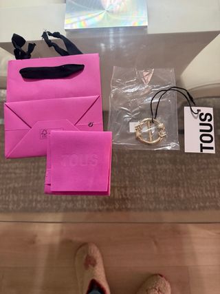 Anilla Tous Corazón Ancla Dorada Sin Estrenar