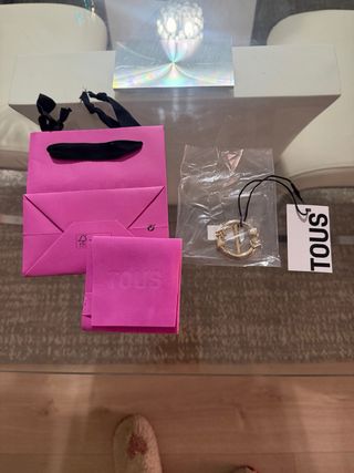 Anilla Tous Corazón Ancla Dorada Sin Estrenar