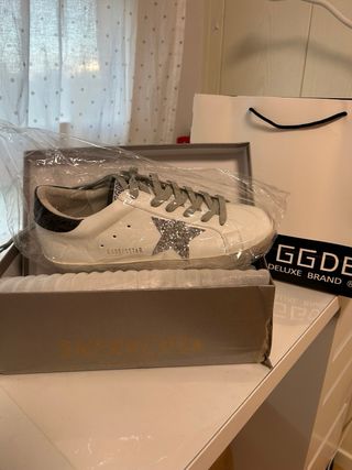 Zapatillas Golden Goose GGDB/SSTAR Plata
