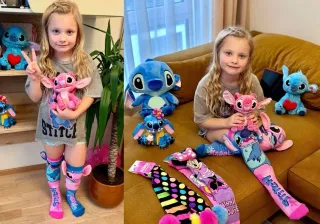 Stitch Disney Medias Socks Calcetines altos niños!