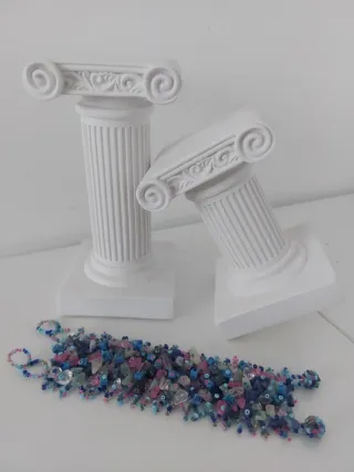 Pulsera abalorios piedras naturales