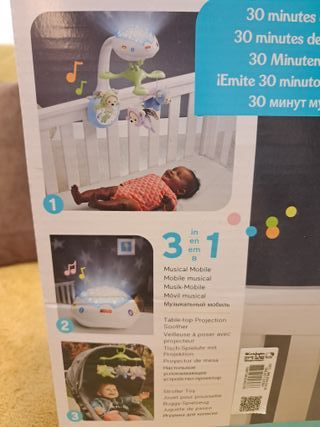 Proiettore per Culla Fisher-Price 3 in 1. NELLA SCATOLA