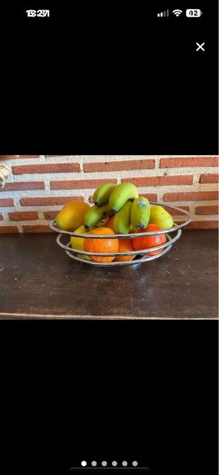 Frutero Acero Inox Centro Mesa